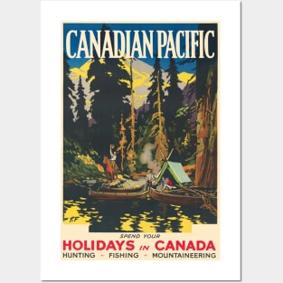 Spend your holidays in Canada Vintage Poster 1926 Posters and Art